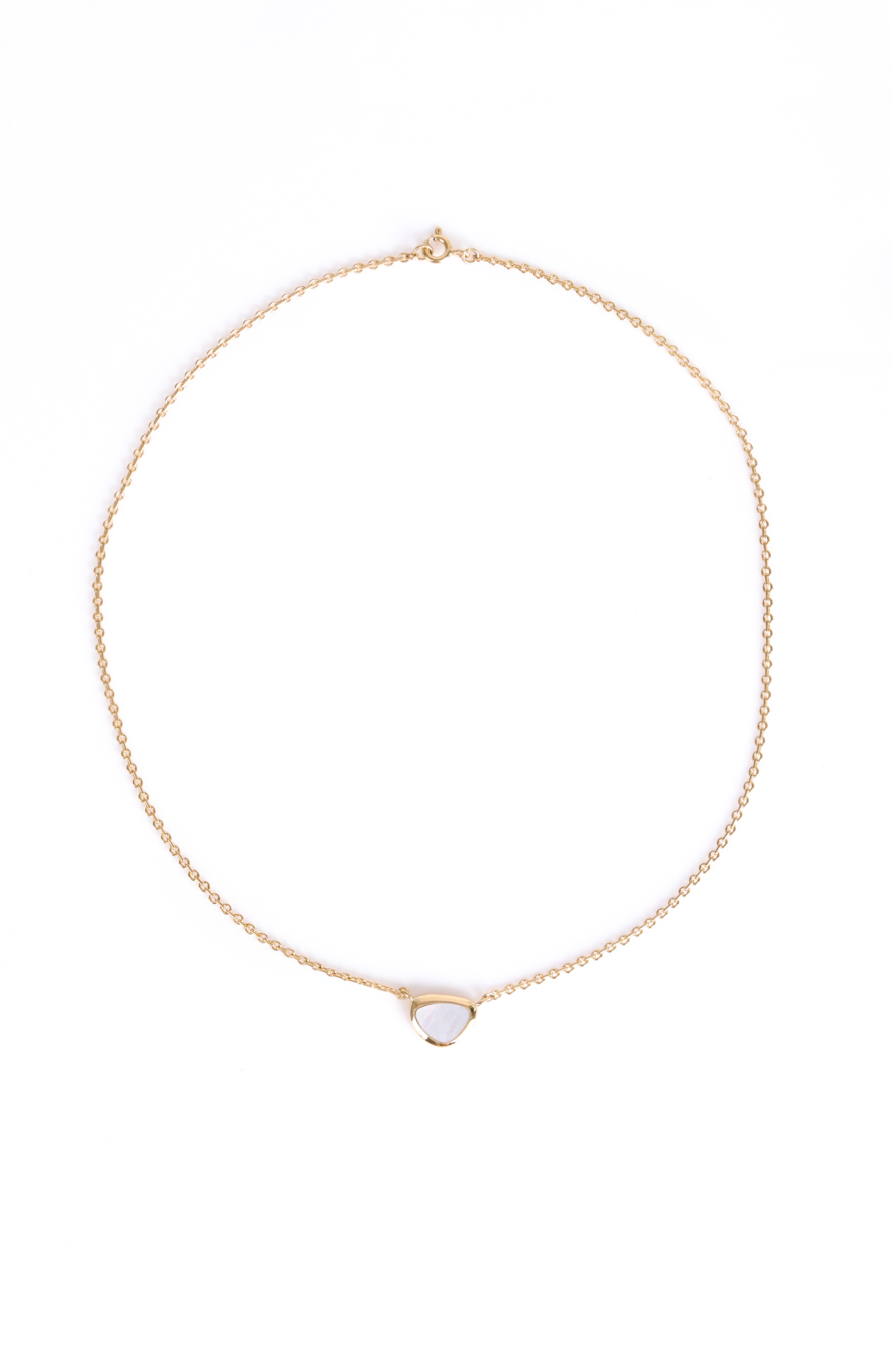GIA PENDANT NECKLACE-Mother of Pearl